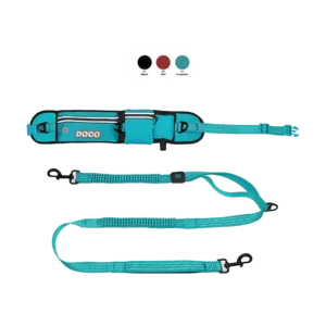 Cinturon Correa Perro Trote Reflectante Jogging DCJB018