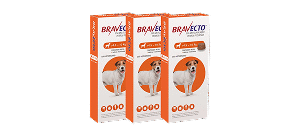 Bravecto Perro 250MG De 4.5KG a 10KG – 1 Tableta Pack x3
