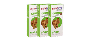 Bravecto Perro 500MG De 10KG a 20KG – 1 Tableta Pack x3